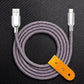"Thin Chubby" 240W Knit Braided Fast Charging Cable With Mirrored Connector