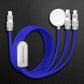 ChubbyCable Tri-Flex™  100W 3-in-1 Fast Charging Cable with Soft Silicone & Apple Watch Charger