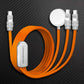 ChubbyCable Tri-Flex™  100W 3-in-1 Fast Charging Cable with Soft Silicone & Apple Watch Charger