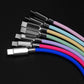 "Thin Chubby" 240W Grainy Texture Charging Cable With Mirrored Connector