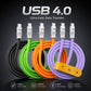 "HyperTransfer Chubby" USB3.2 Gen2×2 Cable & USB 4.0 Gen3×2