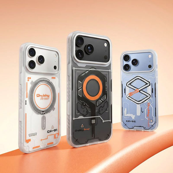 ChubbyArmor Sculpt-X - 3D Layered IML MagSafe Case with Lens Kickstand for iPhone 17