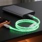 "Neon Chubby" RGB Illuminated Silver-Plated Fast Charging CarPlay Cable