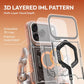ChubbyArmor LayerX - 3D IML MagSafe Clear Case with Camera Stand for iPhone